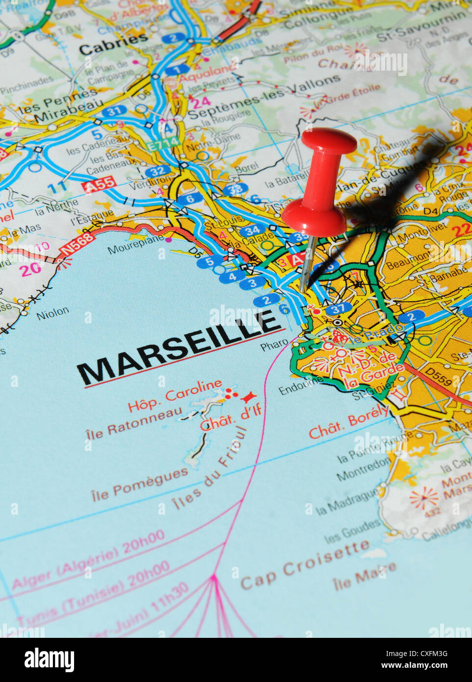 Map marseille france hi res stock photography and images Page 2