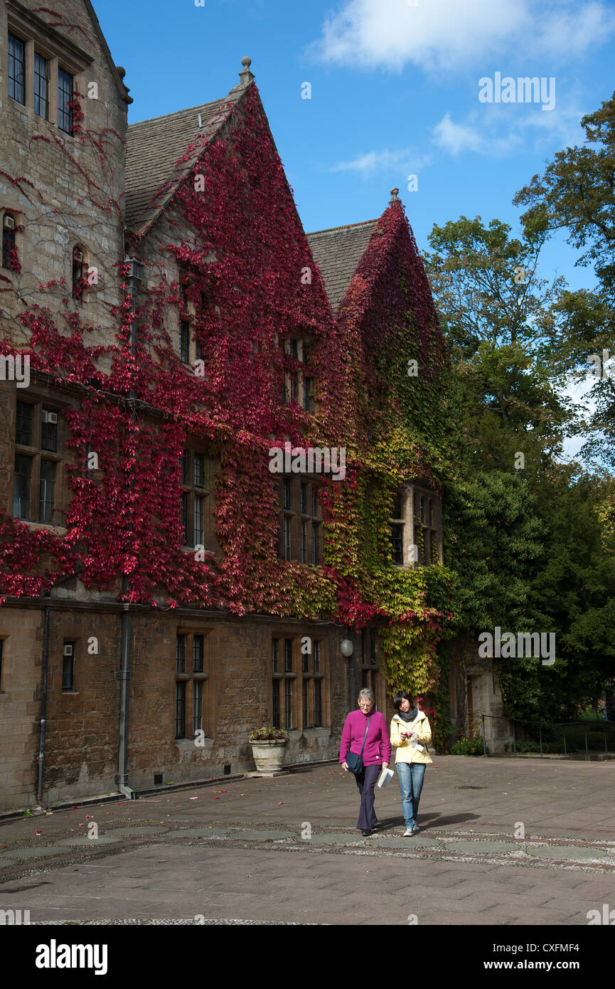 The Jackson Building Trinity College Oxford seen from Library Quadrangle. England UK Stock Photo
