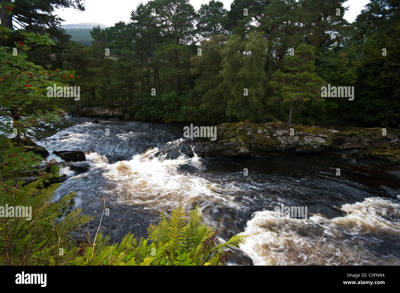 The Falls Of Dochart Killin Stirling Stock Photo