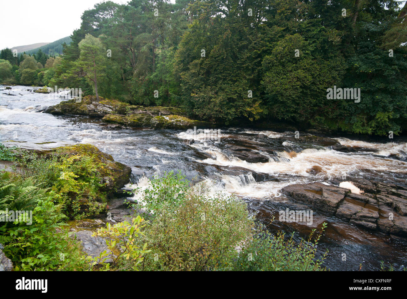 The Falls Of Dochart Killin Stirling Stock Photo