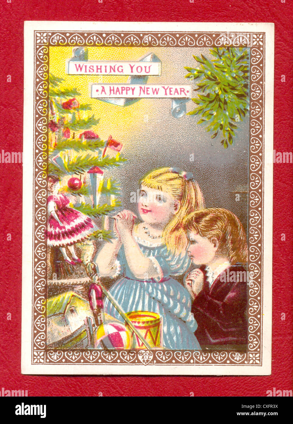 Victorian christmas tree children hires stock photography and images