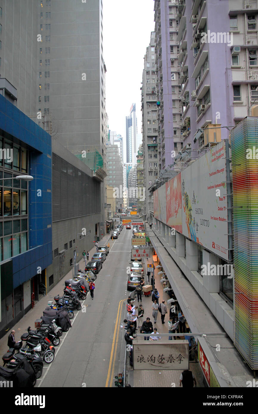 Hong Kong Street Stock Photo - Alamy