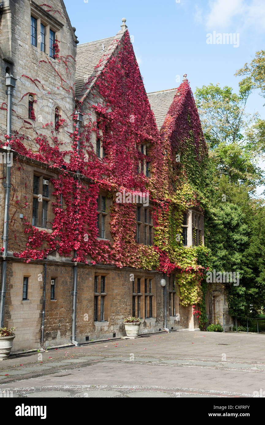 The Jackson Building Trinity College Oxford seen from Library Quadrangle. England UK Stock Photo