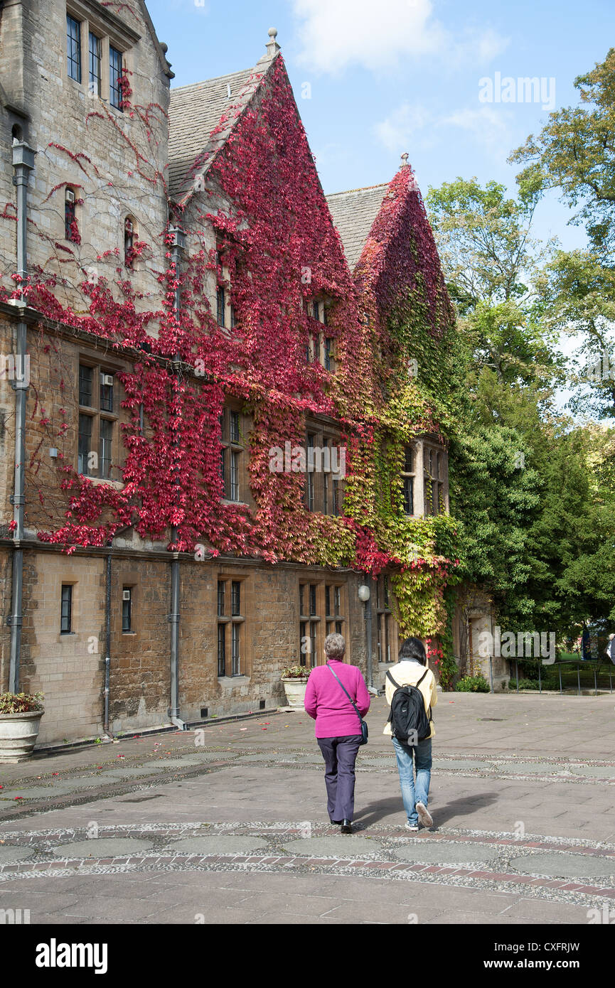 The Jackson Building Trinity College Oxford seen from Library Quadrangle. England UK Stock Photo