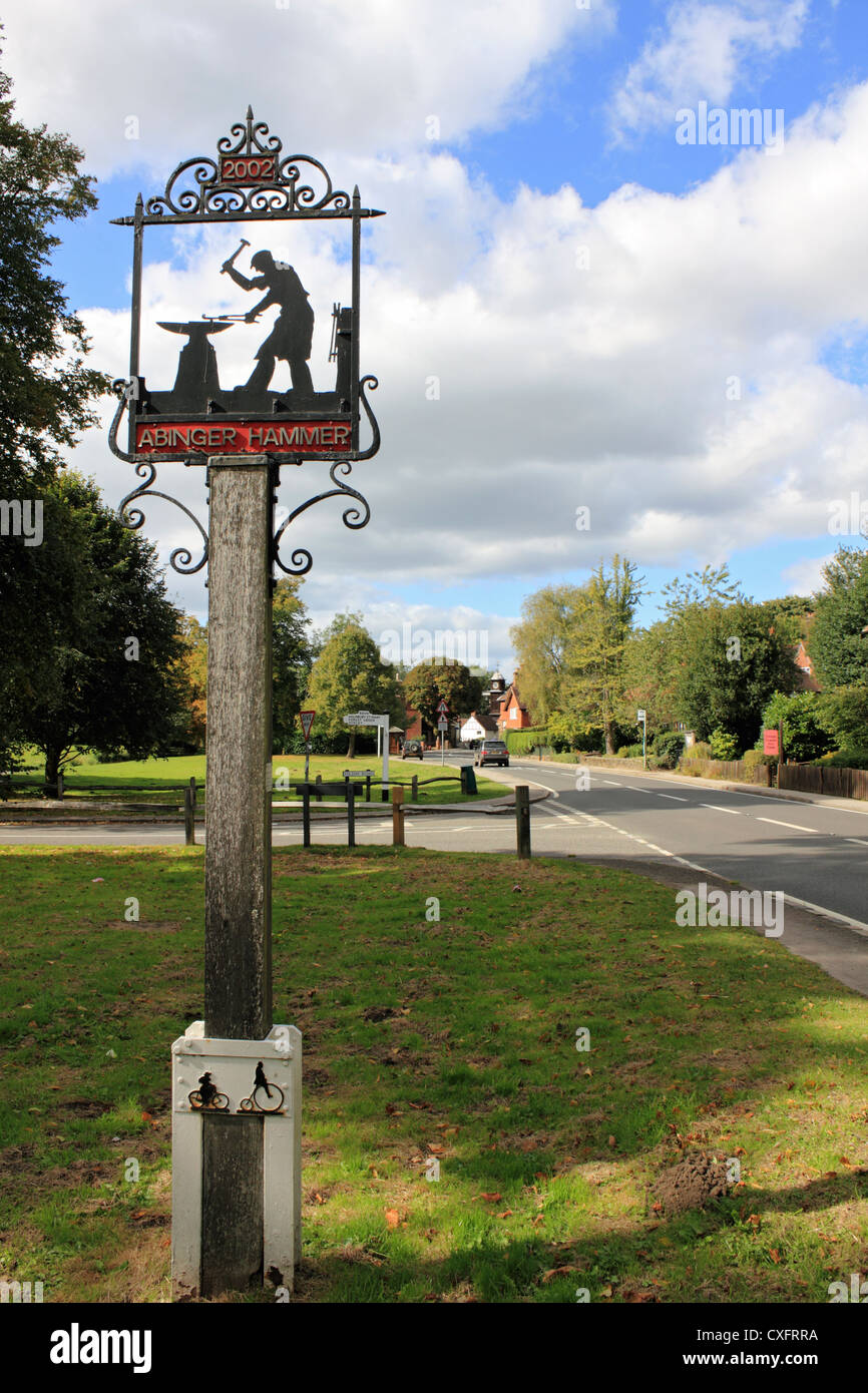 Abinger Hammer near Dorking Surrey England UK Stock Photo Alamy