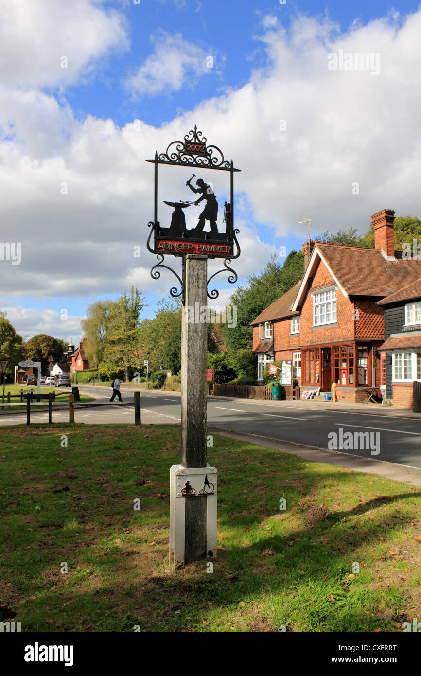 Abinger Hammer near Dorking Surrey England UK Stock Photo Alamy