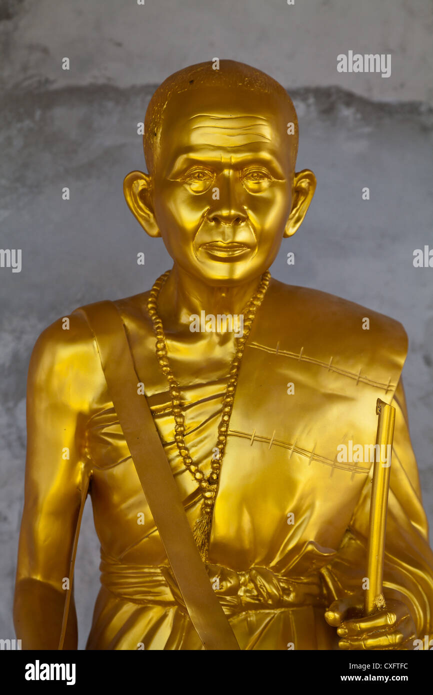 Golden Statue at the Temple of the Big Buddha on Phuket Stock Photo - Alamy