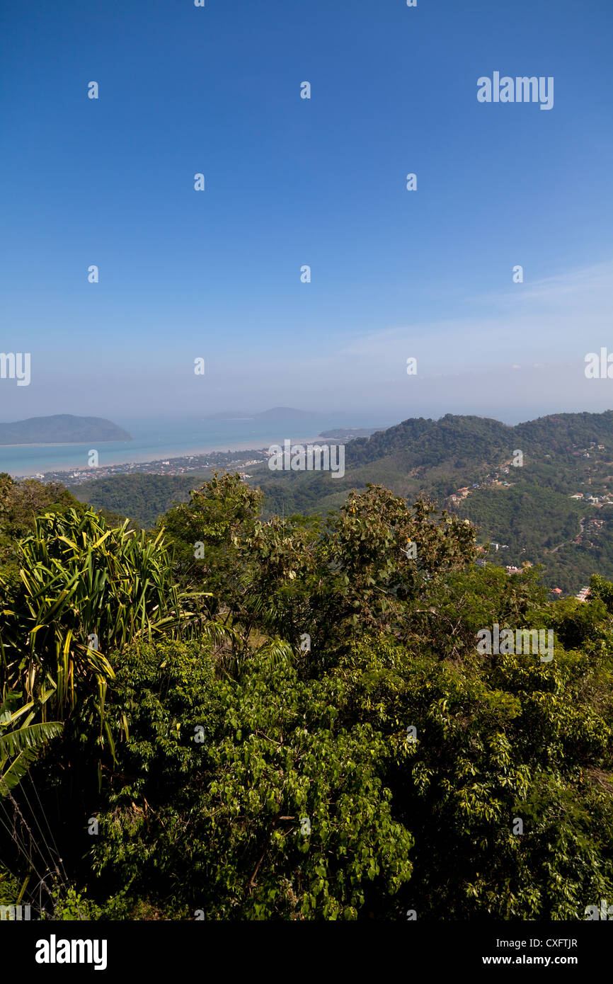 View over the Landscape on Phuket Stock Photo