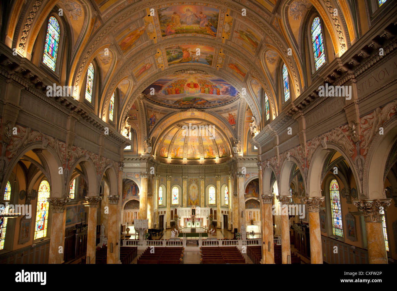 St. Ann's Church in Woonsocket Rhode Island Stock Photo Alamy