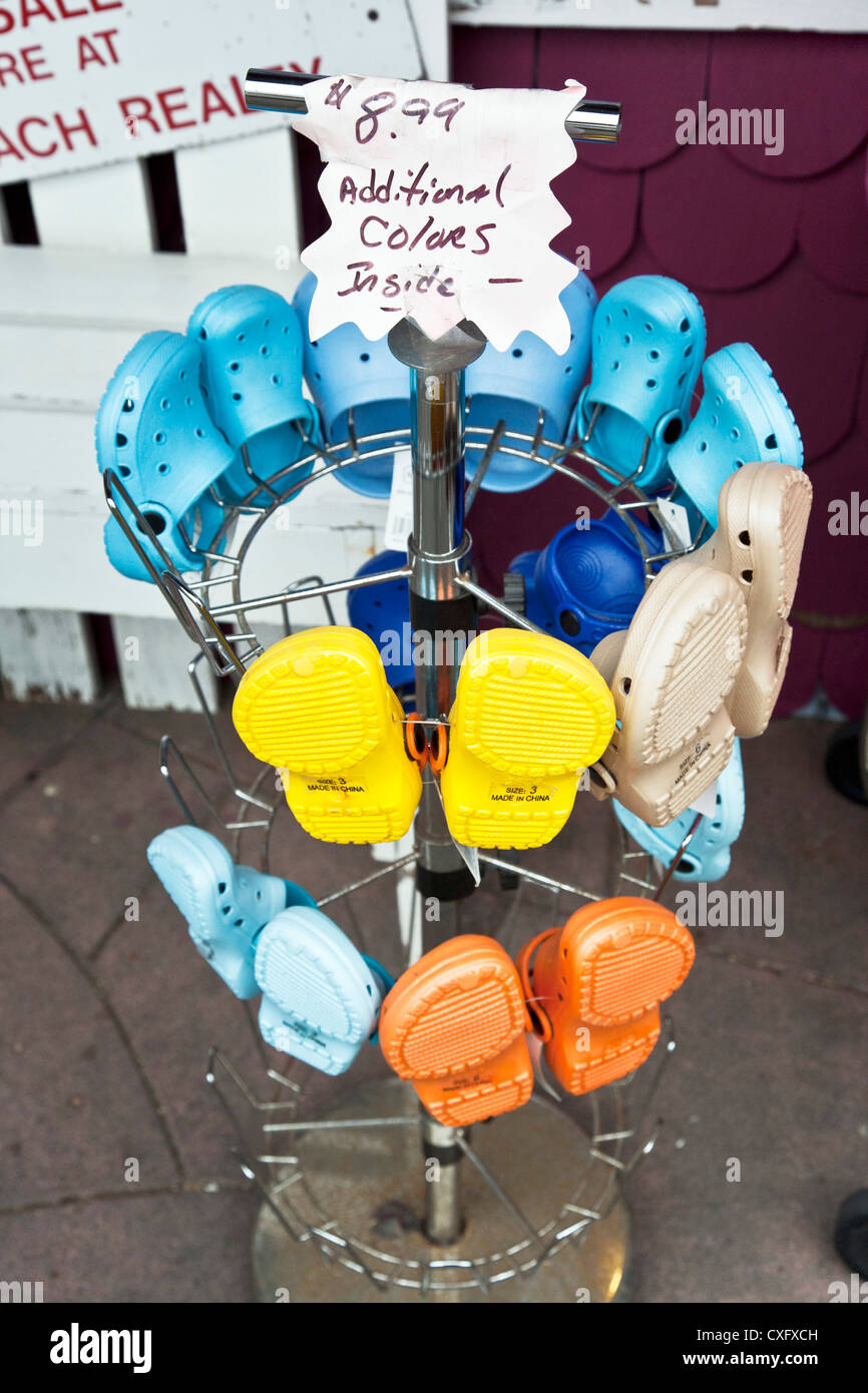 crocs at rack room on Shoes On Rack High Resolution Stock Photography And Images Alamy