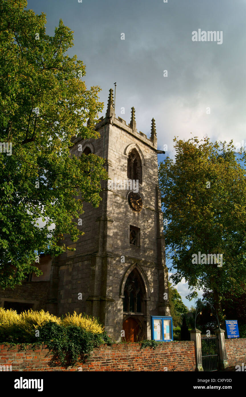 UK,South Yorkshire,Bawtry,St Nicholas Church Stock Photo Alamy