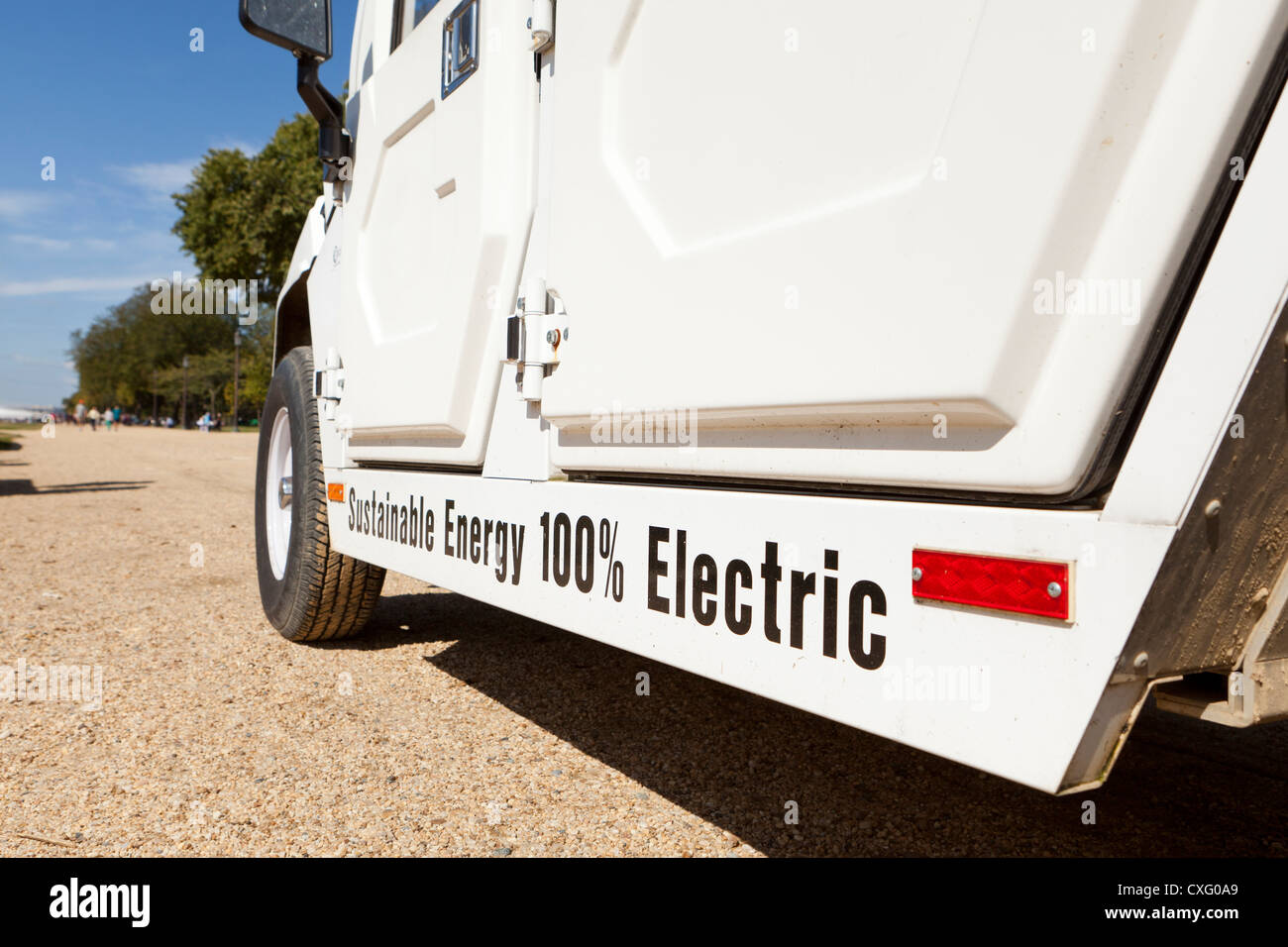 US Government electric utility car - Washington, DC USA Stock Photo