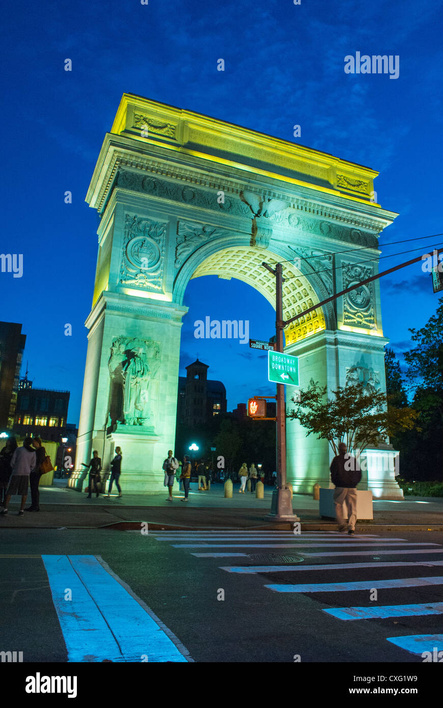 New York City, NY, USA, Street Scenes, Greenwich Village, Lighting at