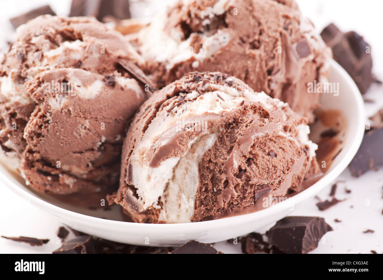 Ice cream scoops Stock Photo Alamy