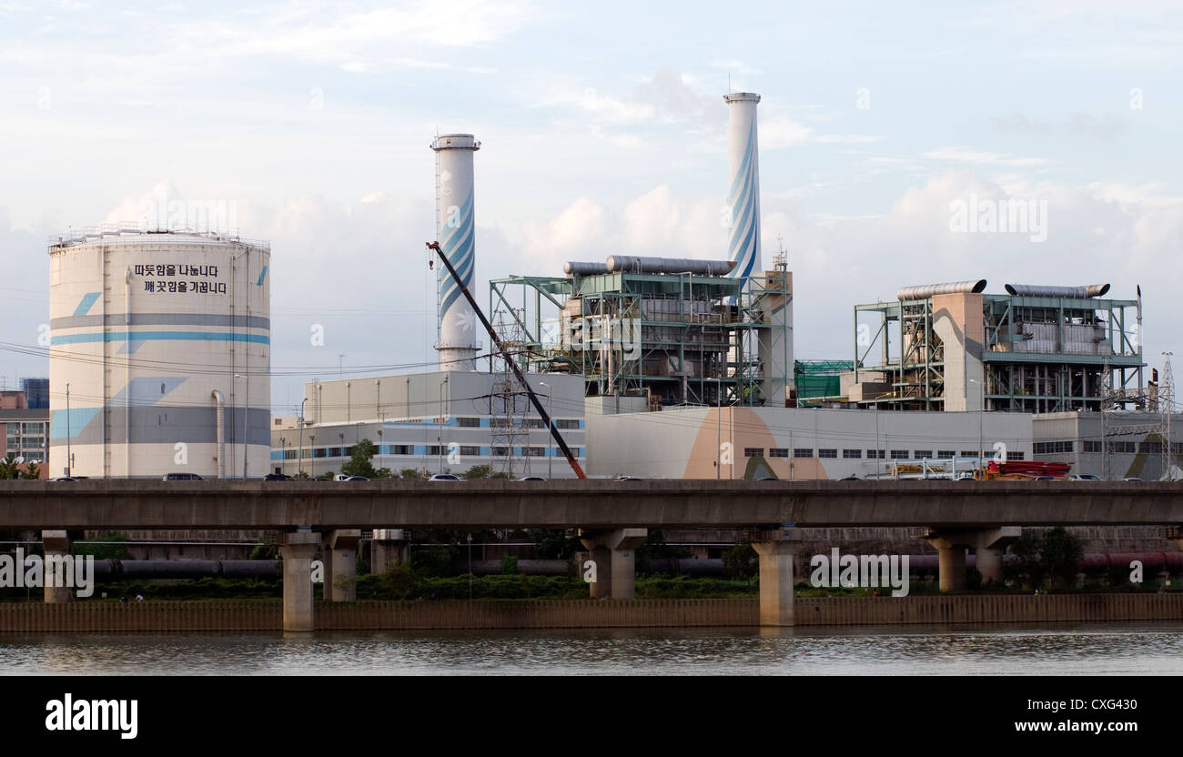 DanginLi Seoul Thermoelectric power plant, Seoul, Korea Stock Photo