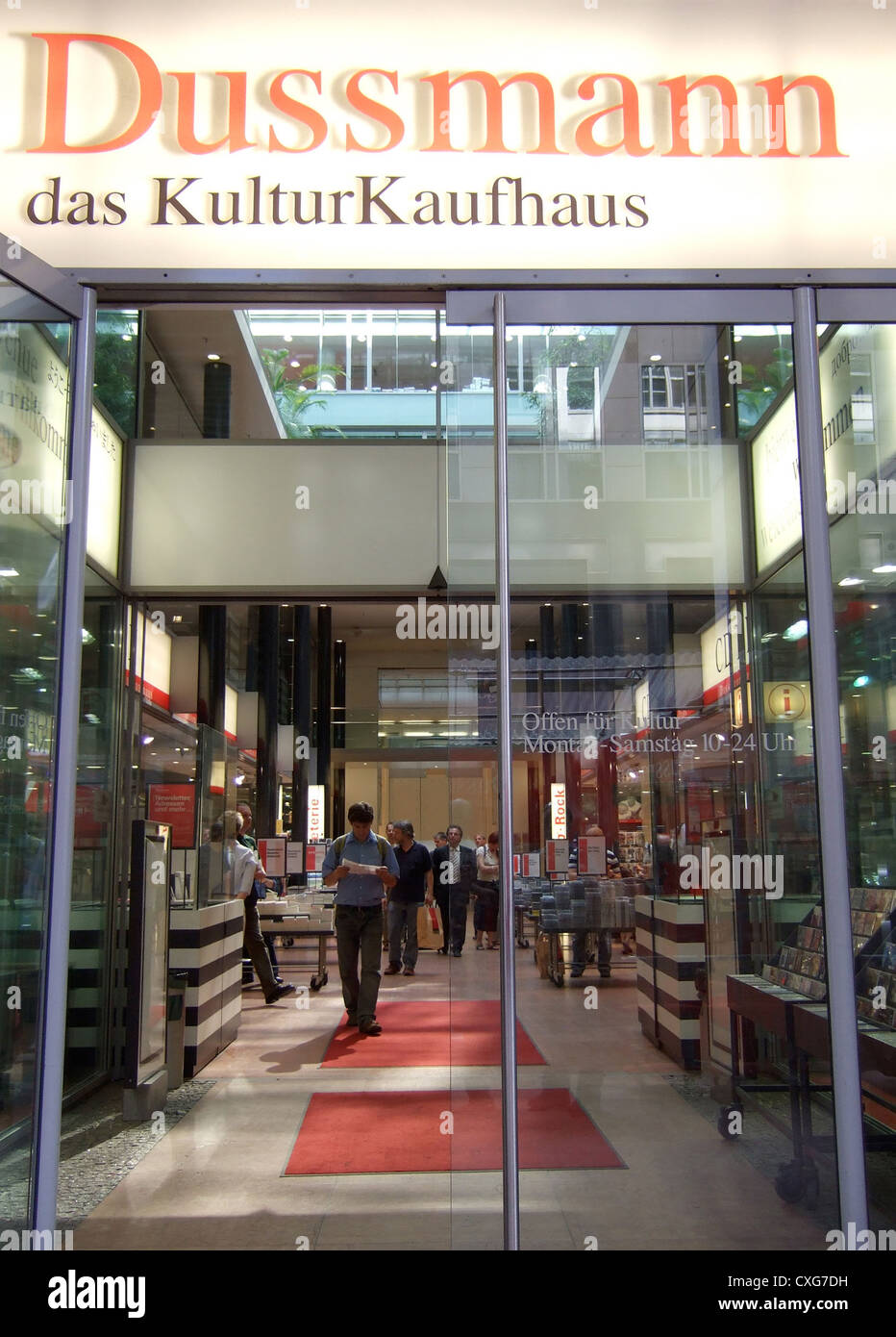 At dussmann kulturkaufhaus book store berlin hires stock photography