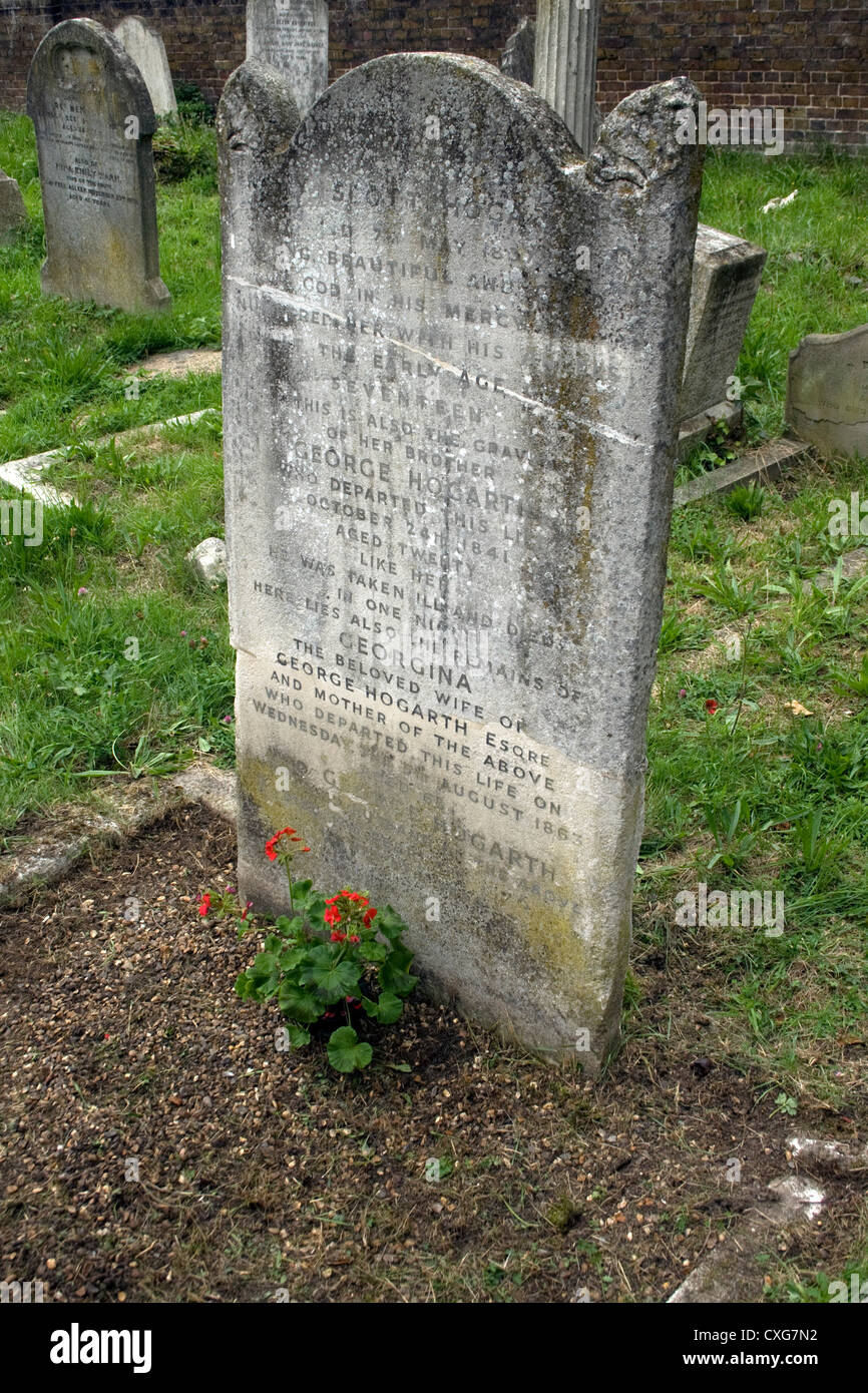 Mary Hogarth, sisterinlaw of Charles Dickens, Kensal Green Cemetery