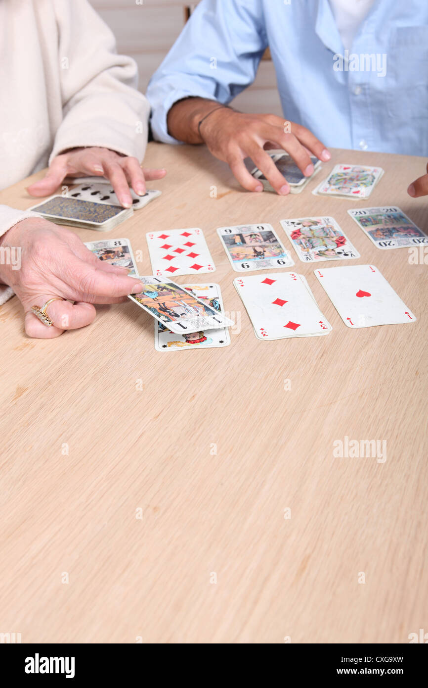 Card rummy hi-res stock photography and images - Alamy