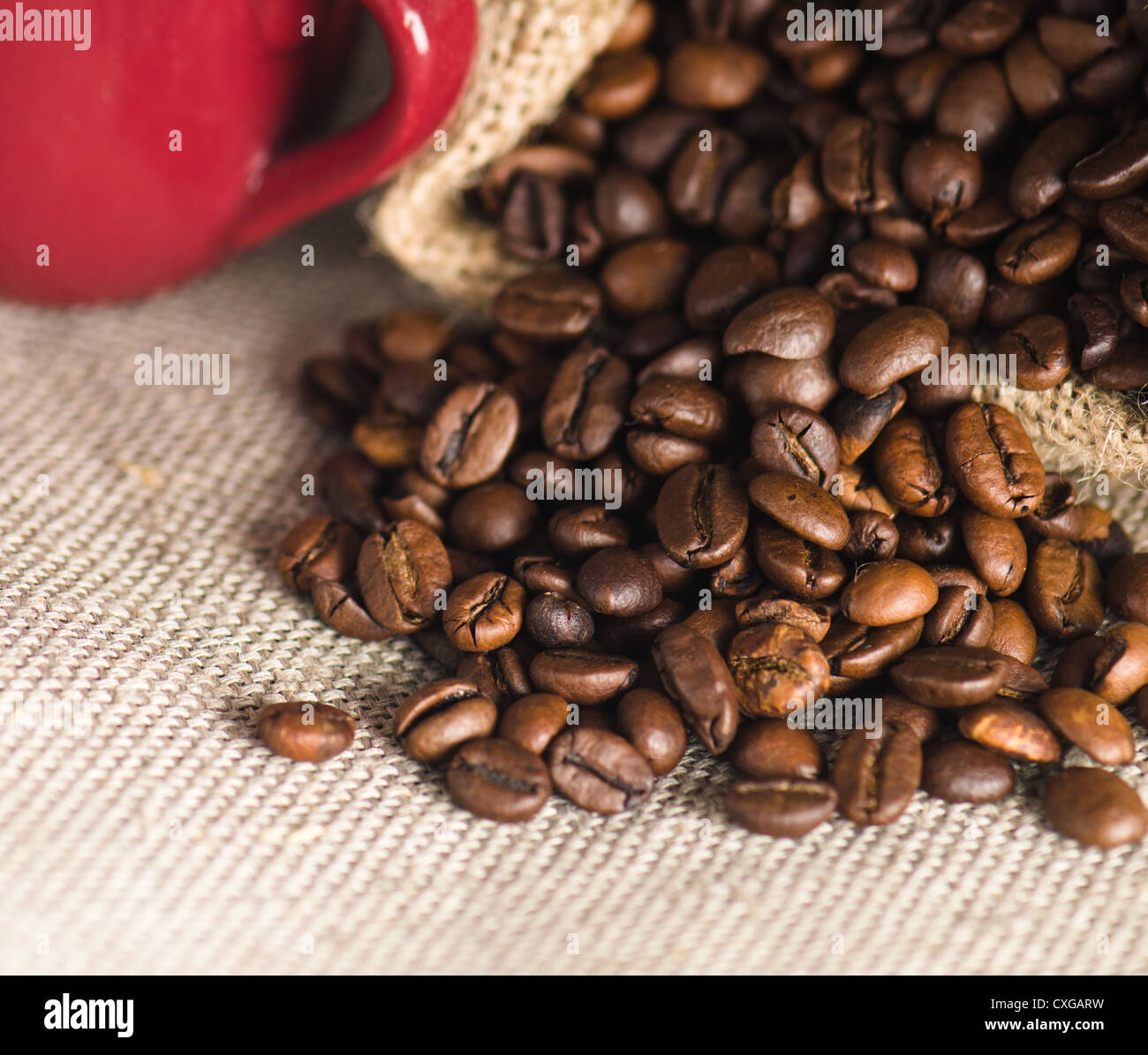 Close up image hessian sack hi-res stock photography and images - Alamy