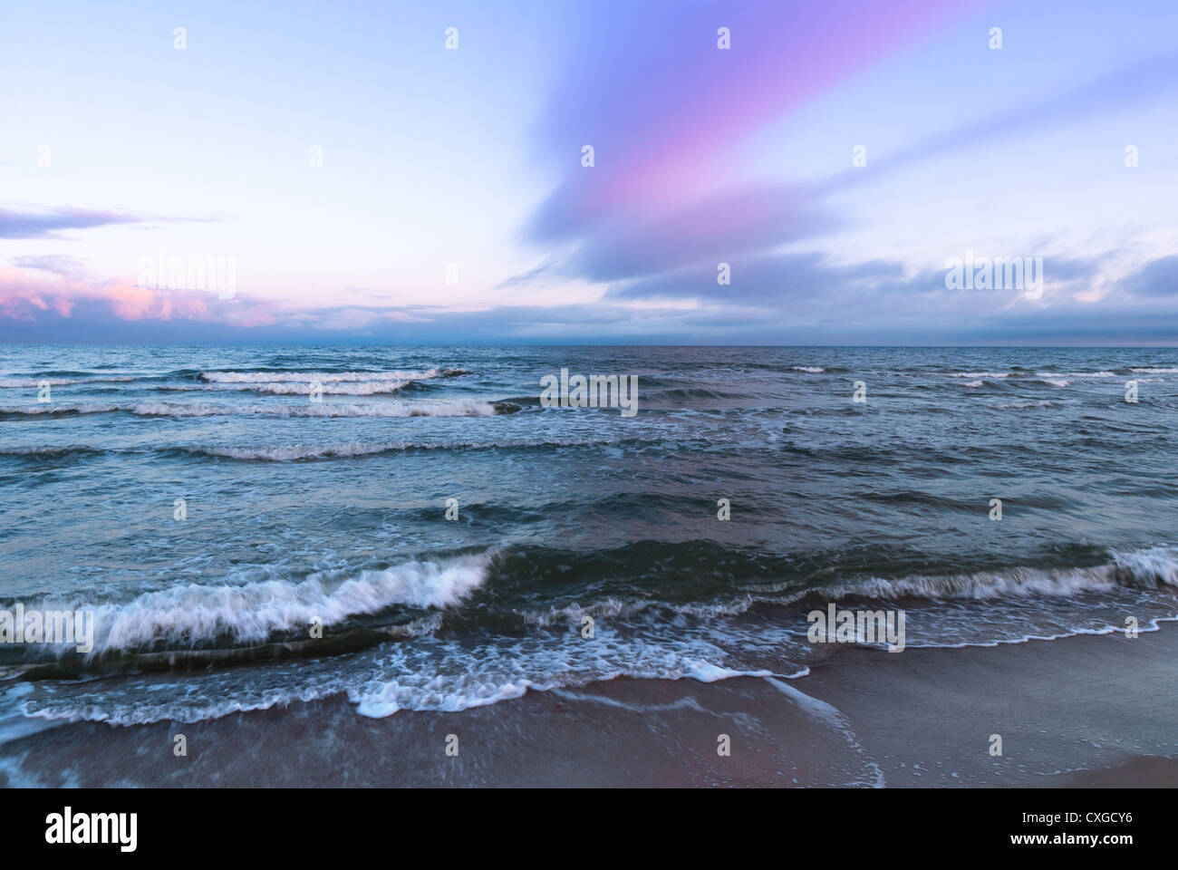 Baltic sea sunrise Stock Photo - Alamy