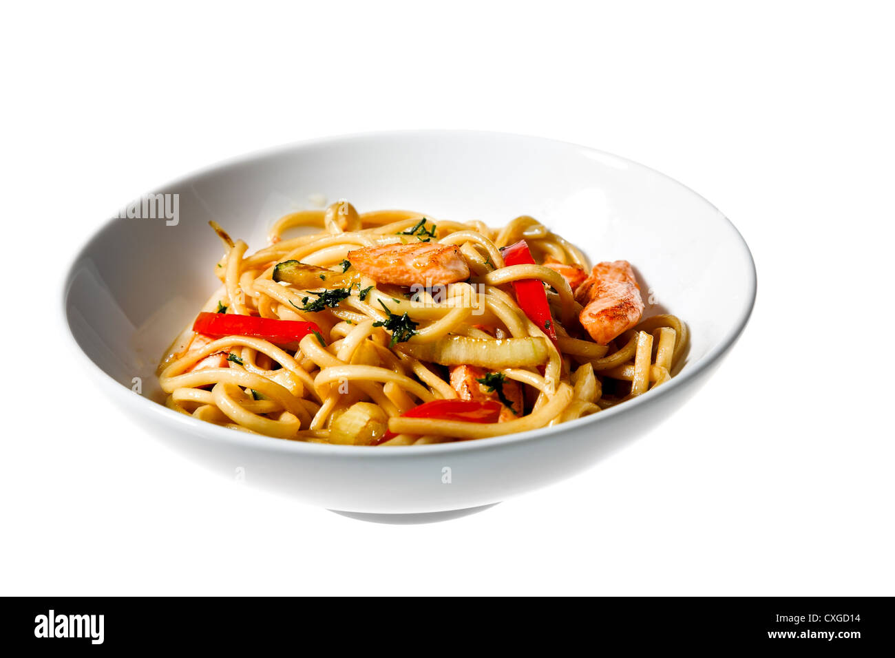 noodles in bowl Stock Photo Alamy