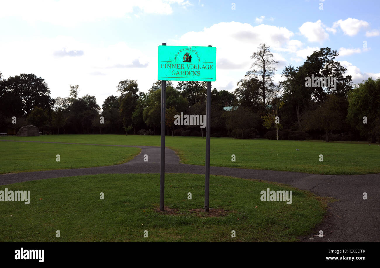 Pinner village gardens hires stock photography and images Alamy