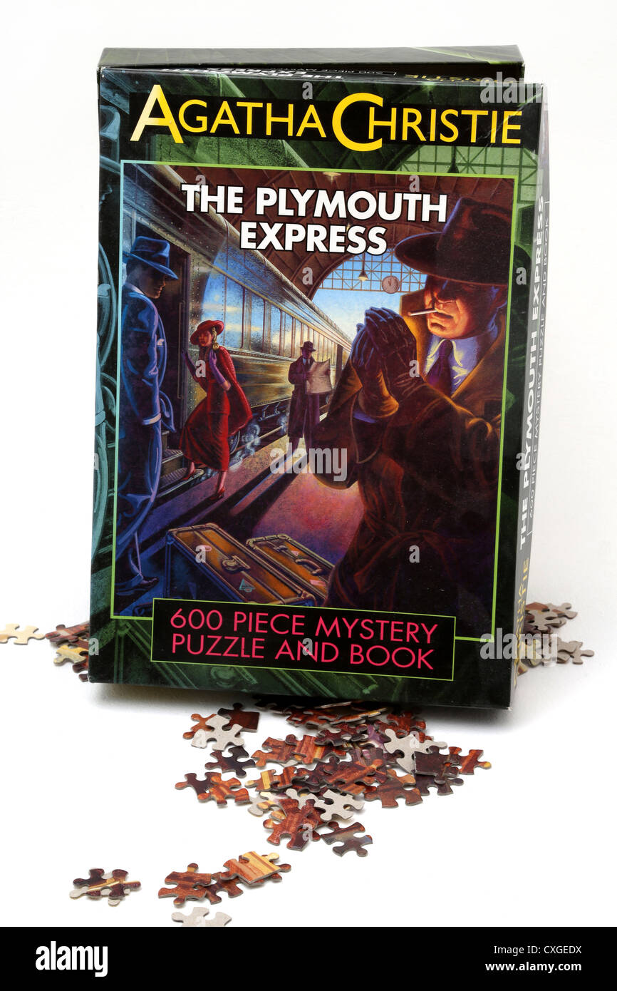 Agatha Christie The Plymouth Express Jigsaw Puzzle Stock Photo