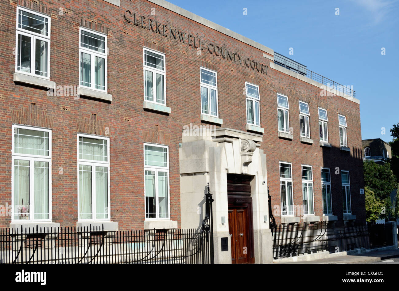 The former Clerkenwell County Court building now used as apartments