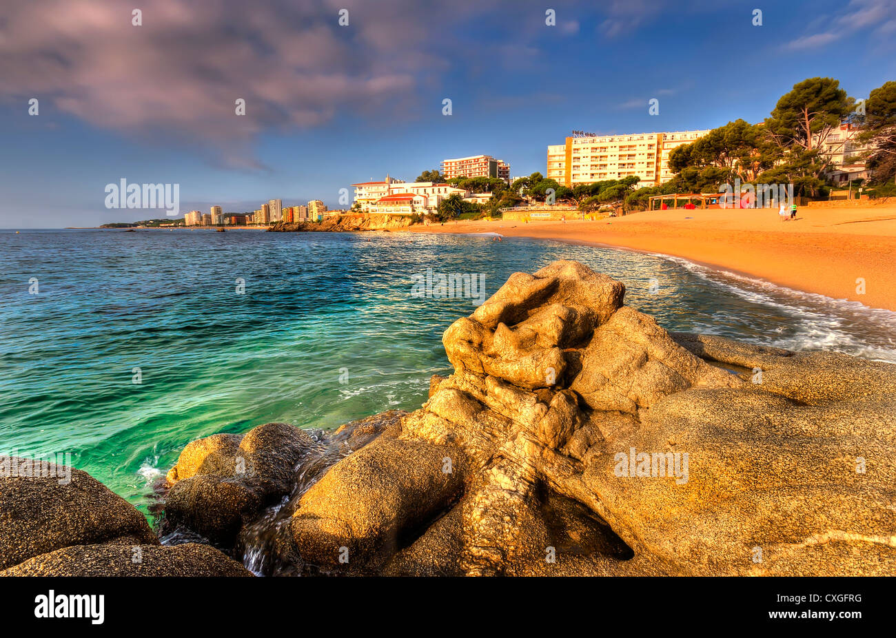 Platja d'Aro, Costa Brava, Spain Stock Photo - Alamy