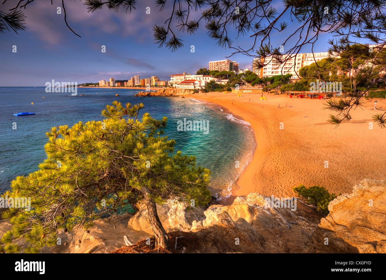 Platja d'Aro, Costa Brava, Spain Stock Photo - Alamy