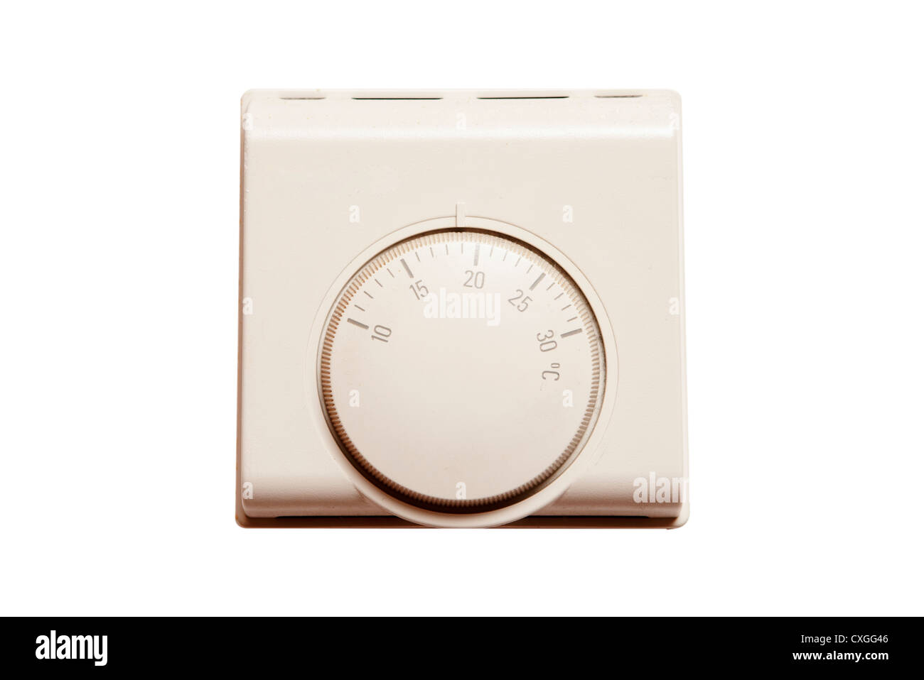 wall thermostat for central heating Stock Photo Alamy