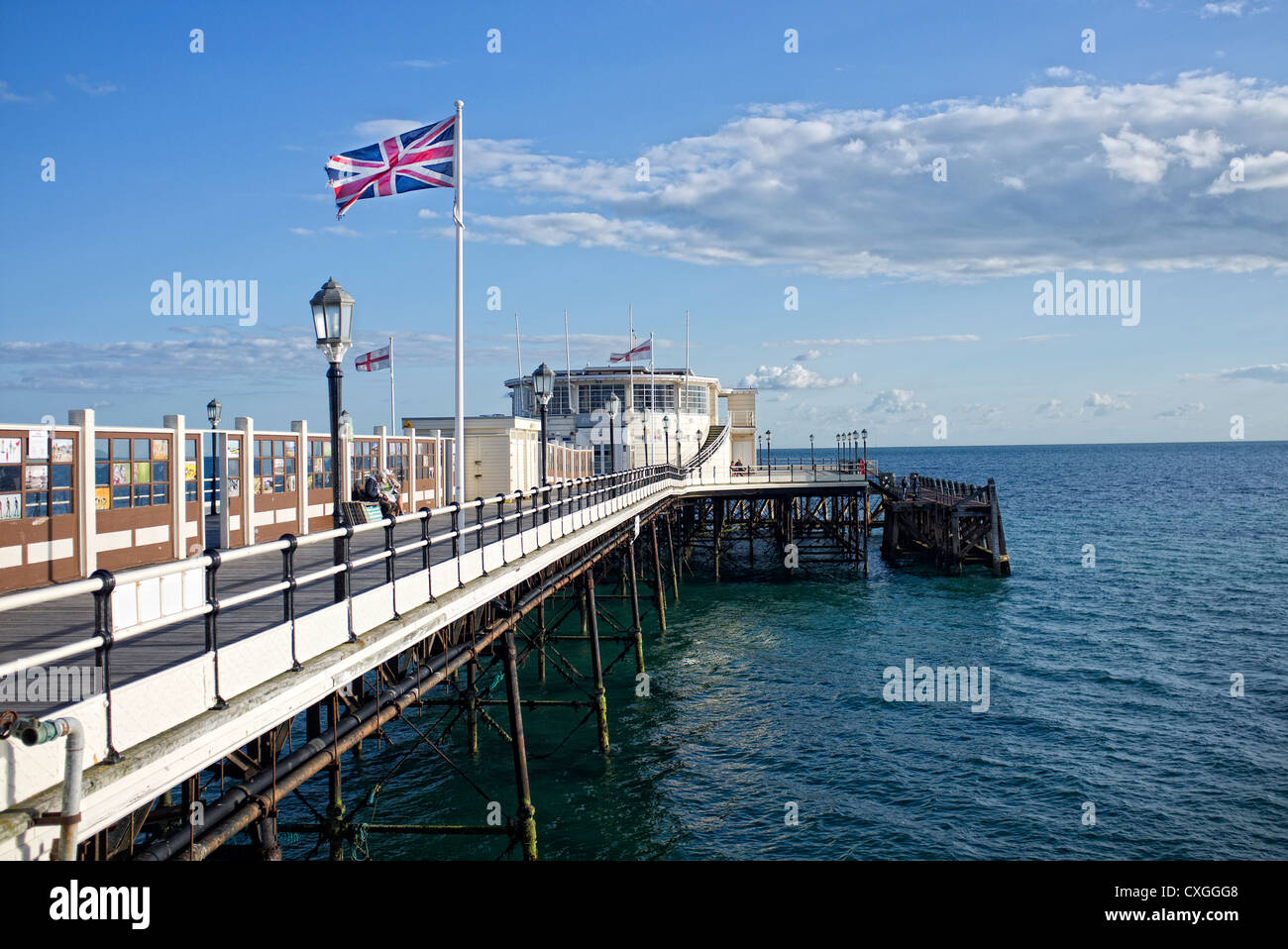 Worthing pier, West Sussex, UK Stock Photo