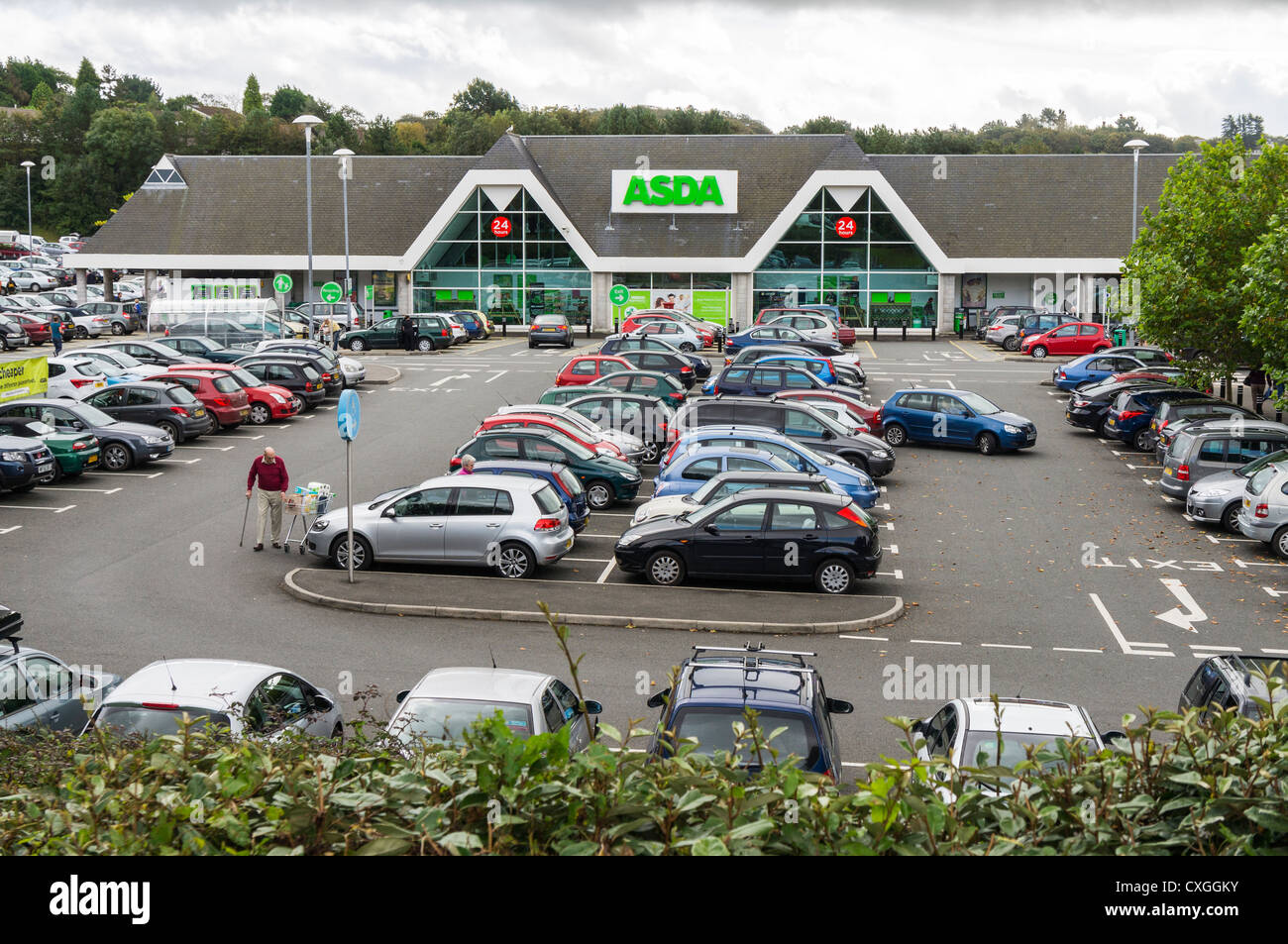 WalMart Asda Store, St Austell Cornwall Stock Photo Alamy