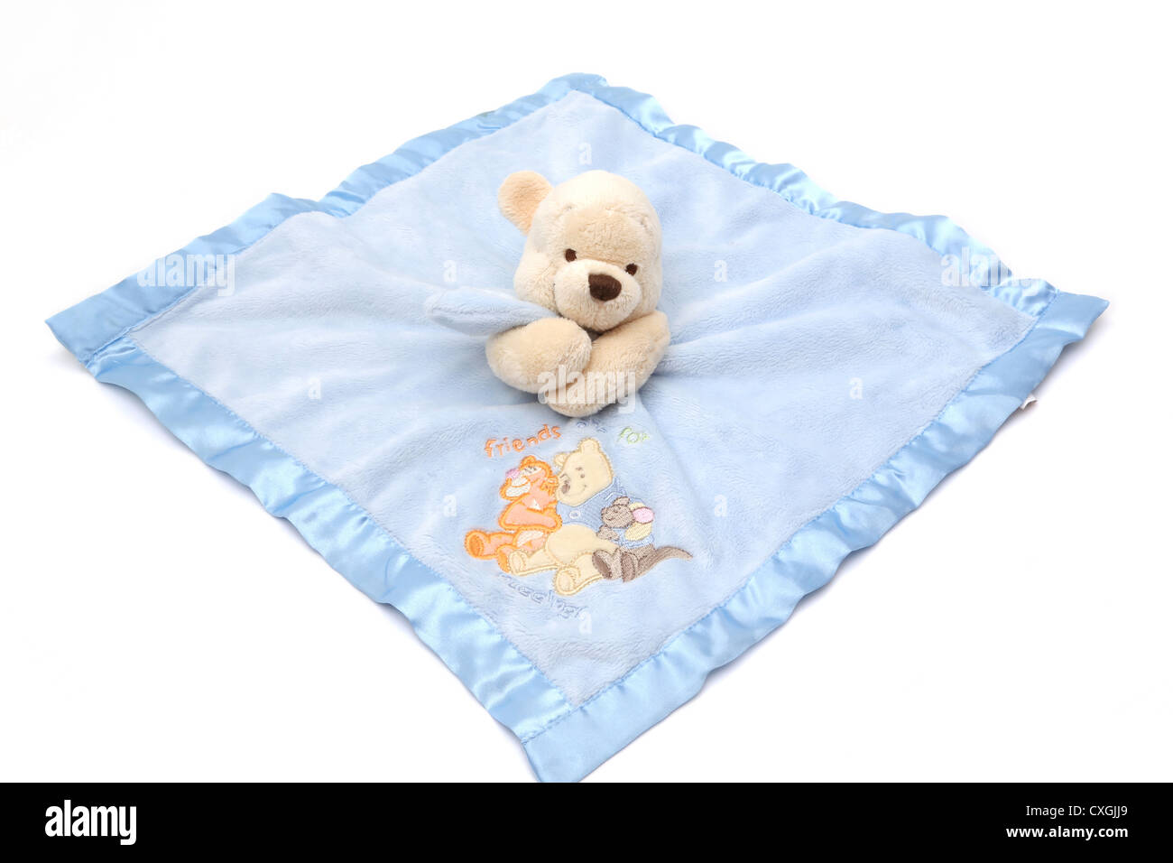 Winnie The Pooh Comfort Blanket 1990 s Stock Photo Alamy