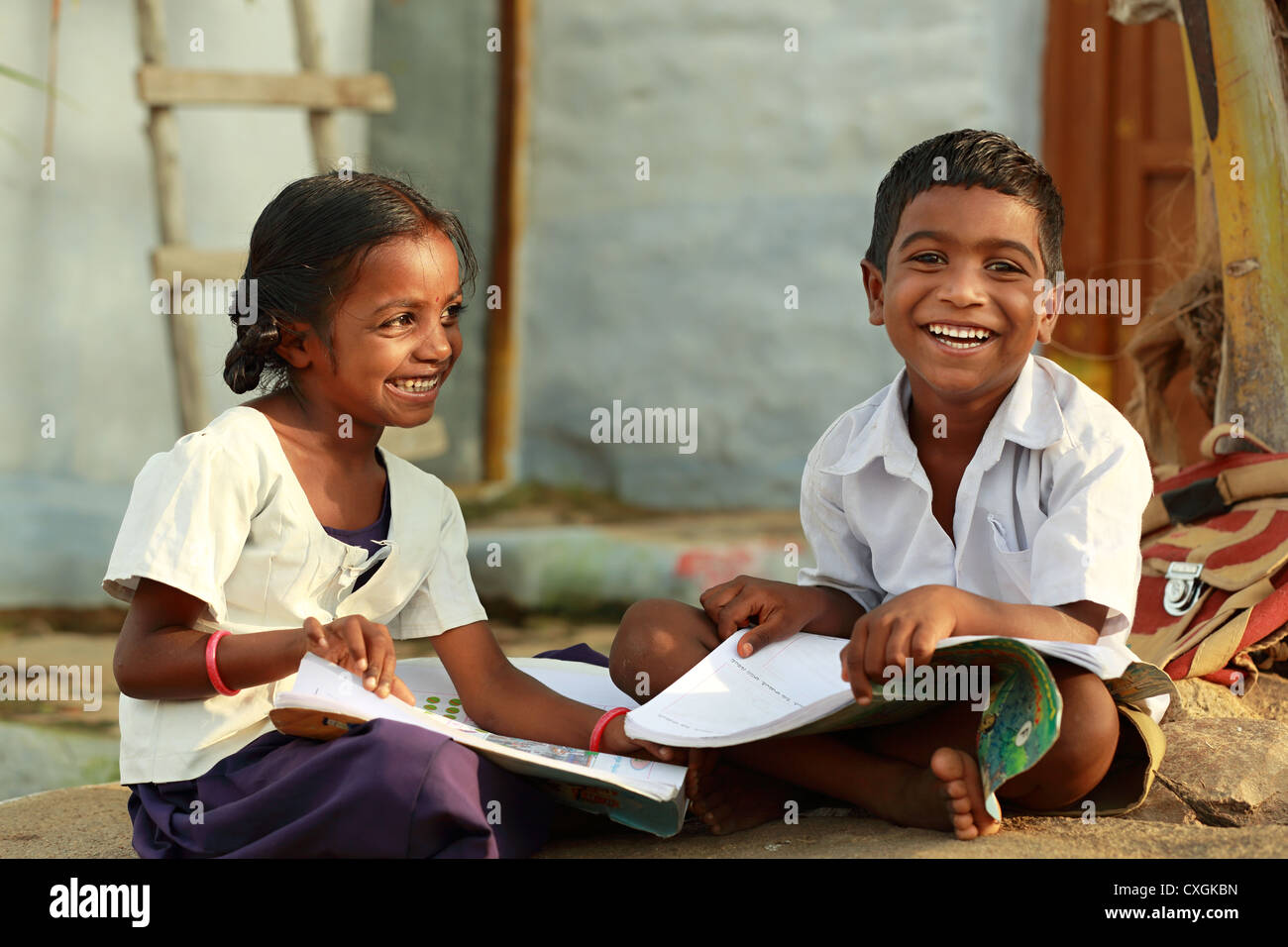 Rural indian school girl hi-res stock photography and images - Alamy