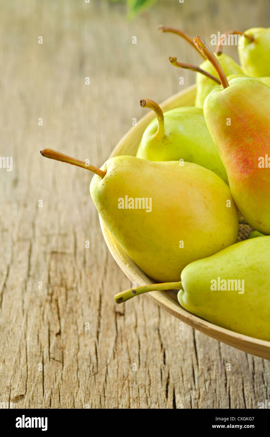 flavorful pears Stock Photo