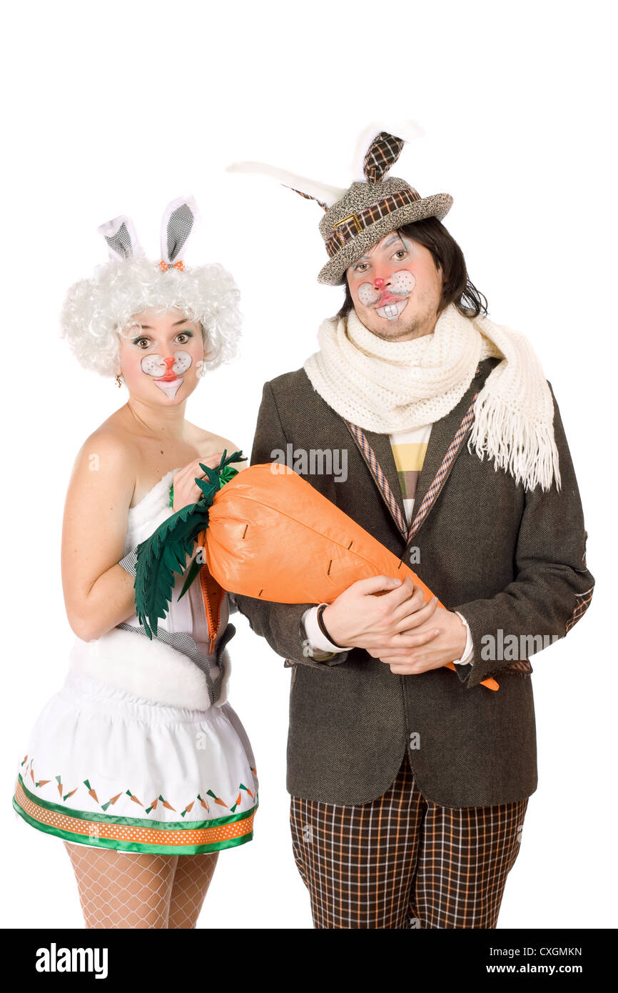 Portrait of a funny couple Stock Photo - Alamy