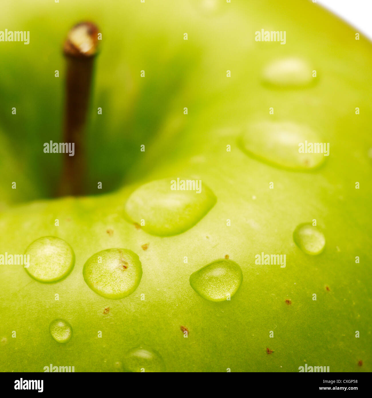 Green apple water splash on hires stock photography and images Alamy