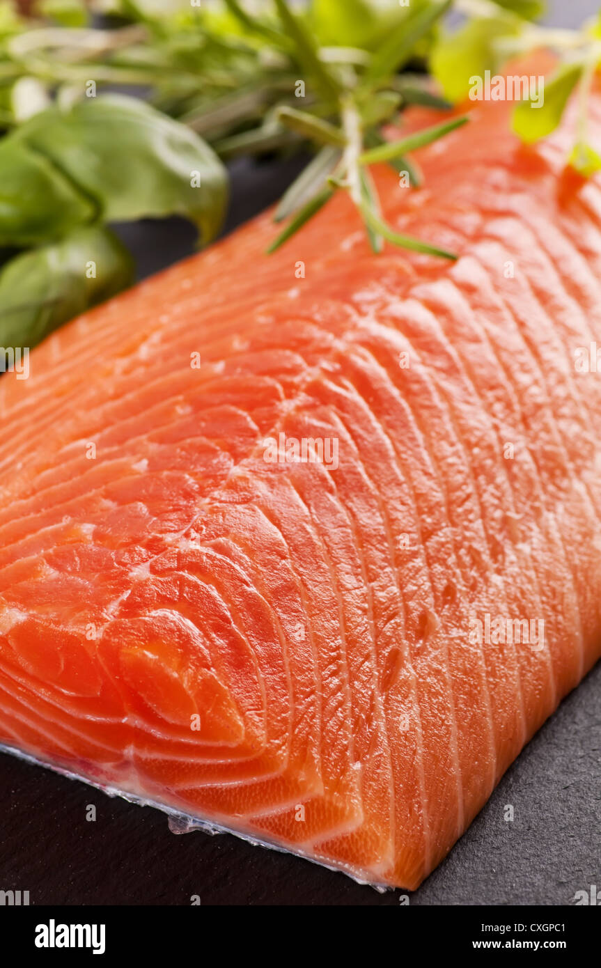 salmon filet Stock Photo