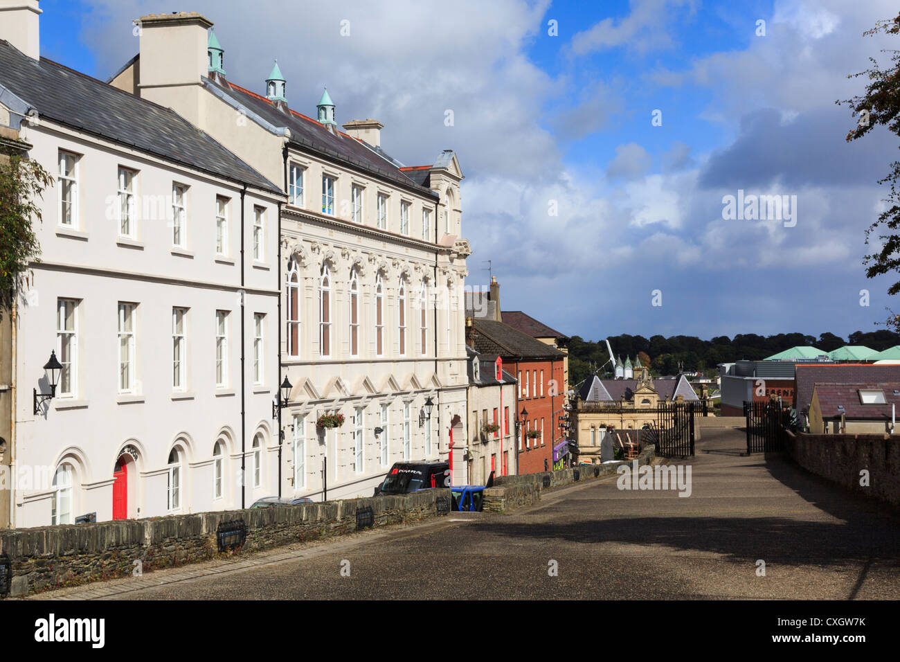 The Playhouse theatre building inside the historic city walls around