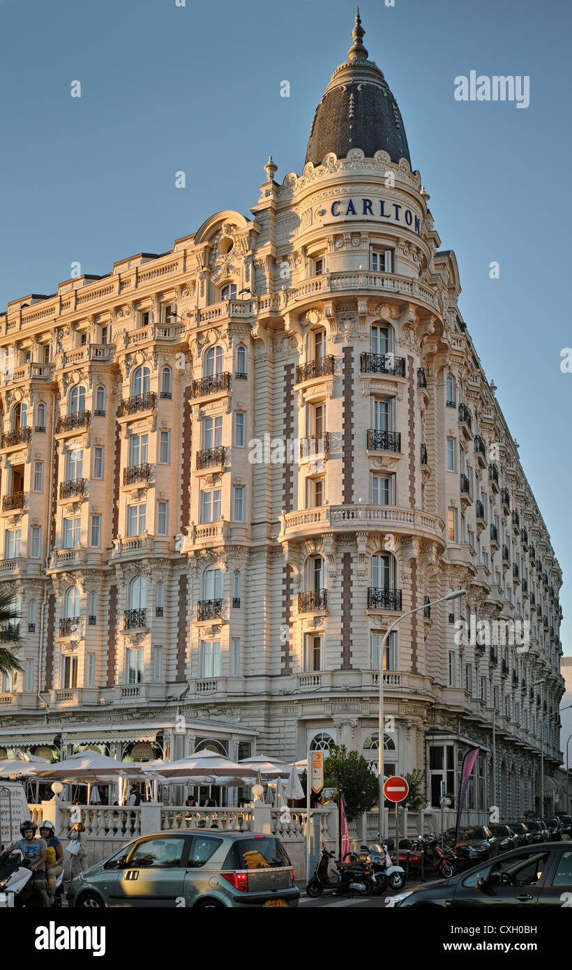 Carlton Intercontinental Hotel Cannes Stock Photo