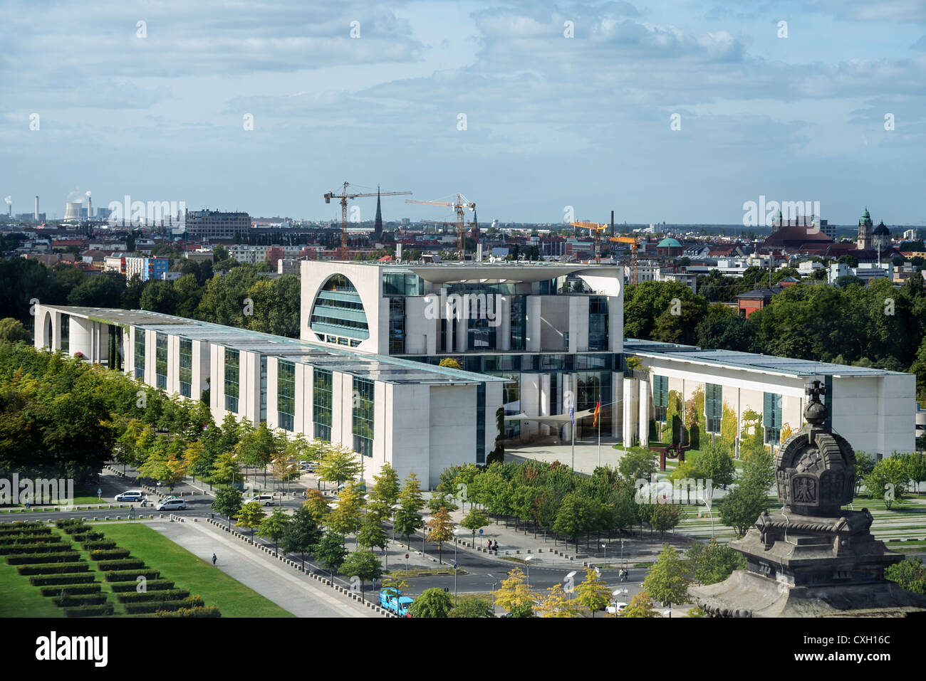 Bundeskanzleramt, German Chancellery, Regierungsviertel, Berlin, Germany, Europe Stock Photo