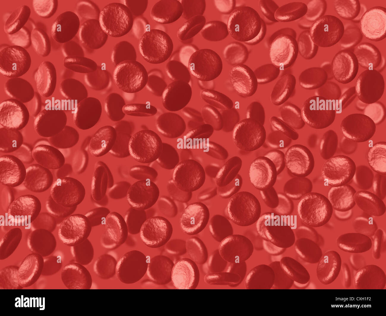 Concept Of Blood Cells On Microscope Magnified Stock Photo Alamy