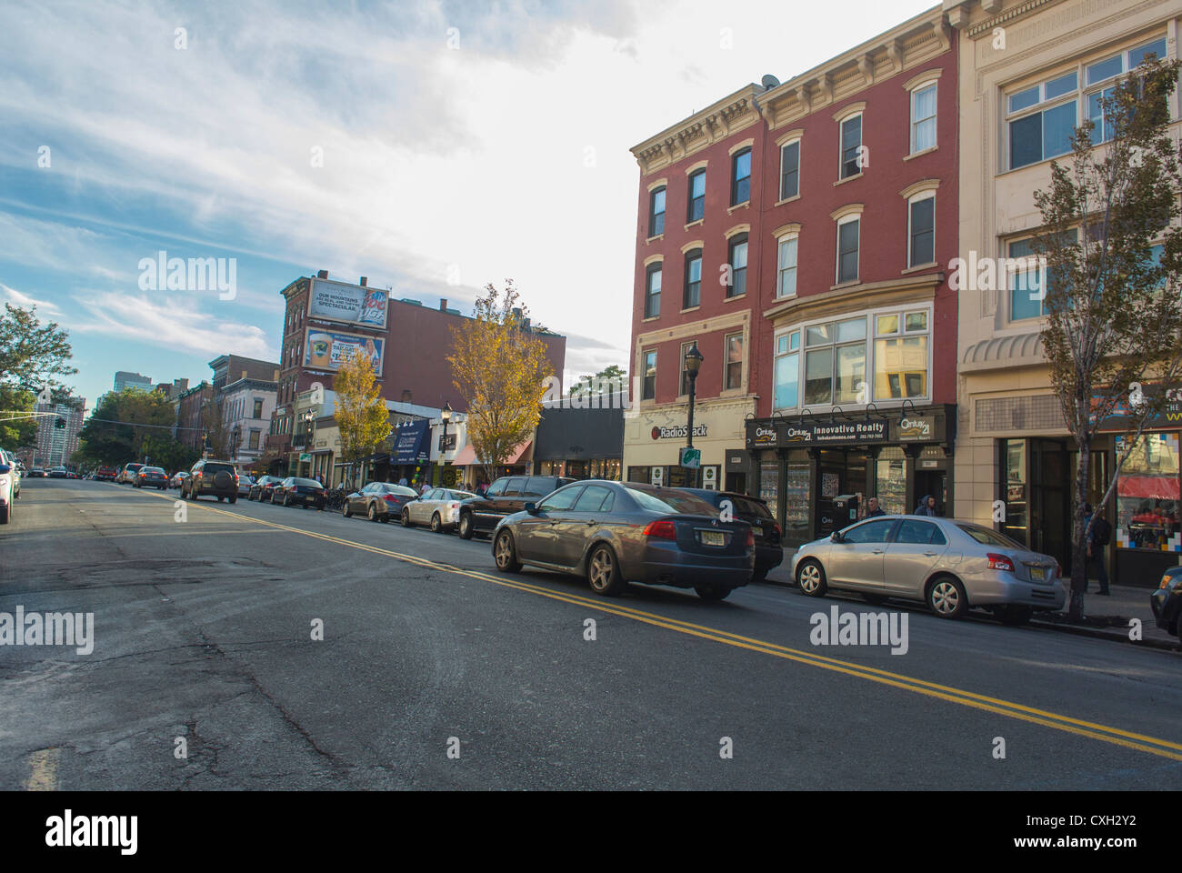 Hoboken, New Jersey, USA, Street Scenes, Apartment Buildings Stock Photo Alamy
