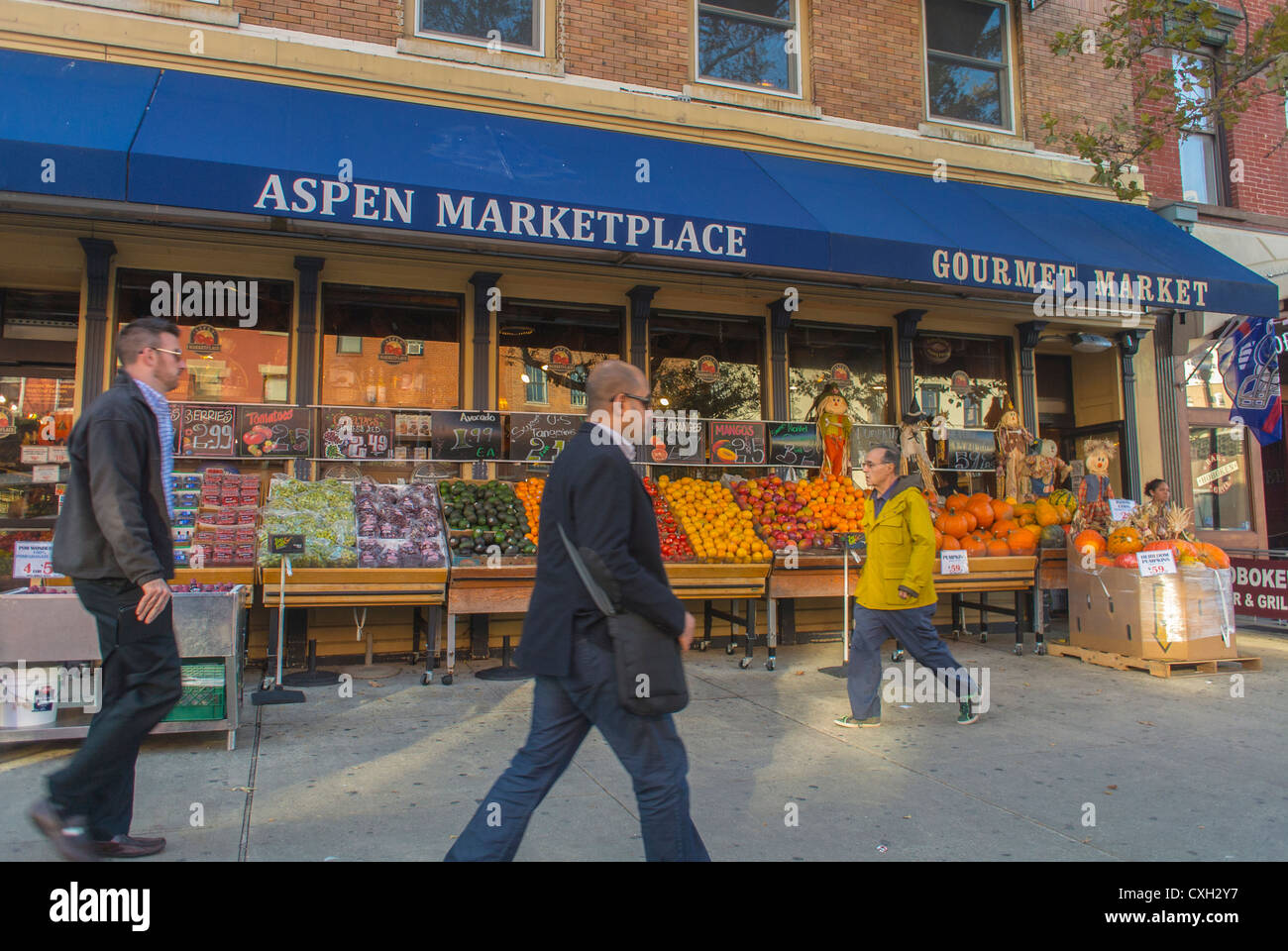 Hoboken, New Jersey, USA, Street Scenes, Gourmet Food Grocery store