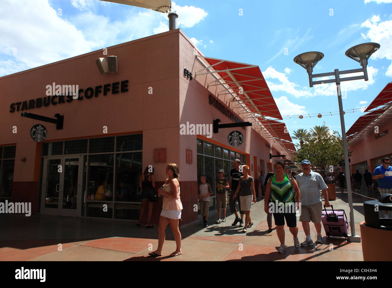 Las Vegas, JAN 8, 2021 - Night view of the Las Vegas North Premium Outlets  Stock Photo - Alamy