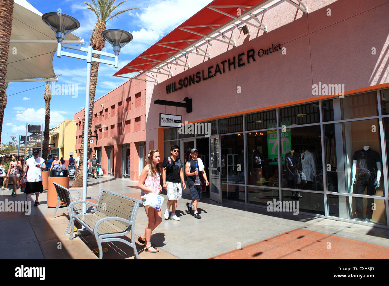 Outside Wilsons leather outlet store in Las Vegas North Premium Stock Photo: 50777845 - Alamy