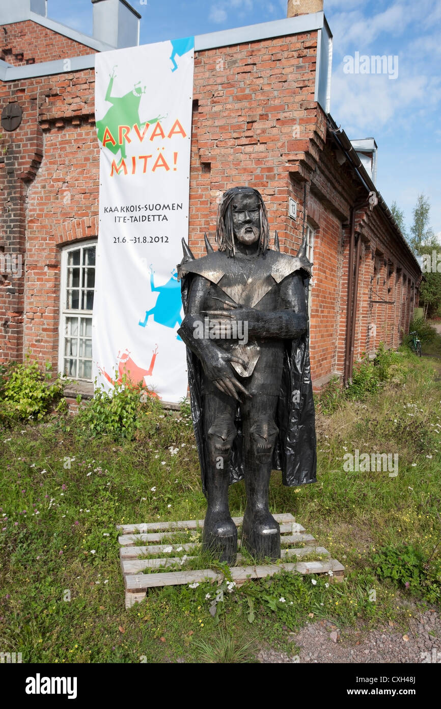 Outsider art exhibition at Pyhtää Finland Europe Stock Photo