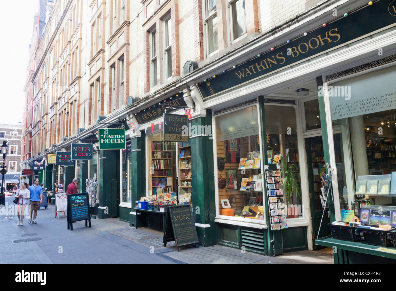 England, London, Soho, Cecil Court, Bookshops Stock Photo