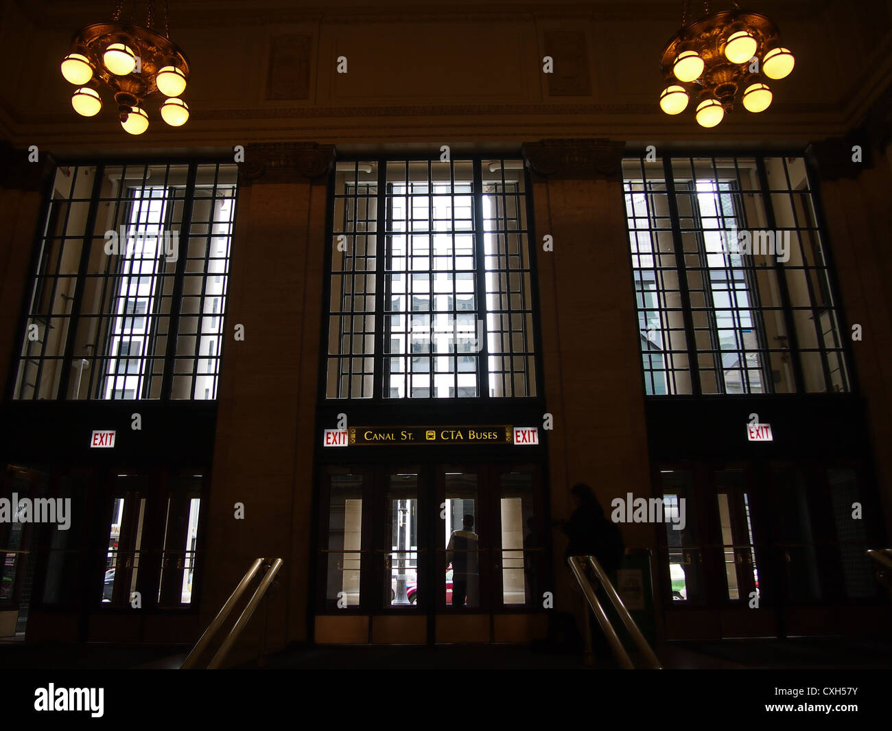 Interior View of Staircase and Building Entrance Used as Location in